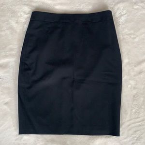Black formal business skirt